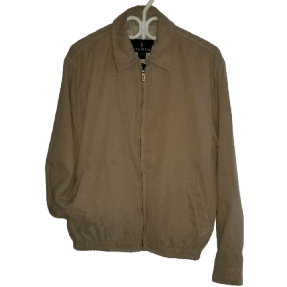 London Fog Bomber Jacket Beige Size S